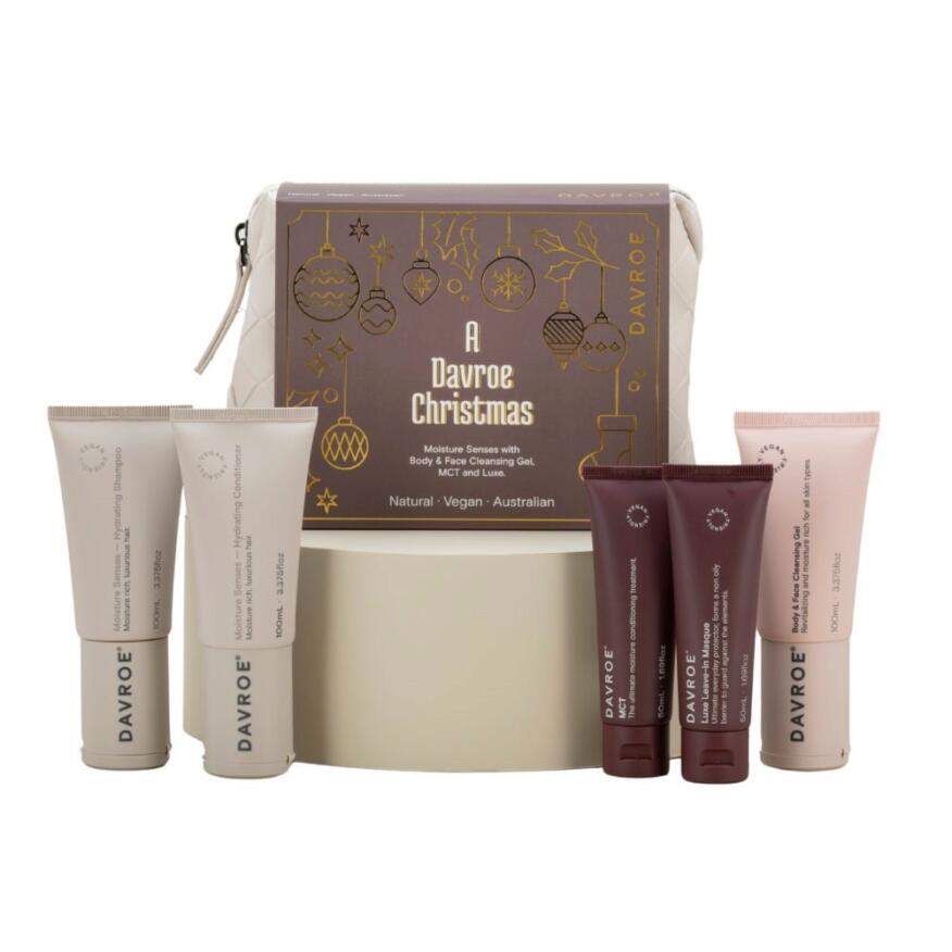 Davroe Moisture Senses Xmas25 Travel Bag [5 Pieces]