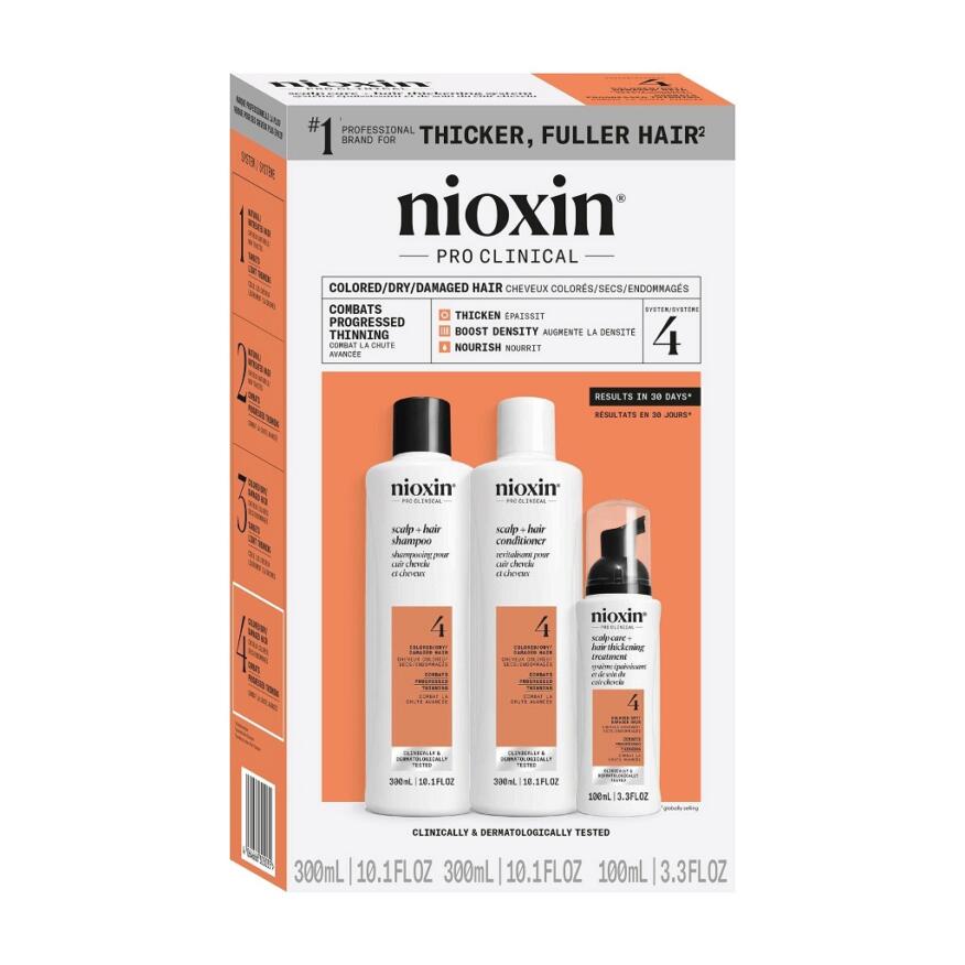 Nioxin System #4 Full Size Kit [300/300/100ml]