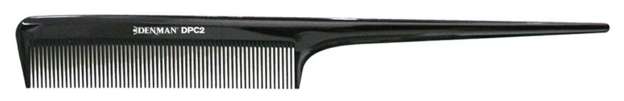 Denman DPC2 Precision Black Tail Comb [205mm]