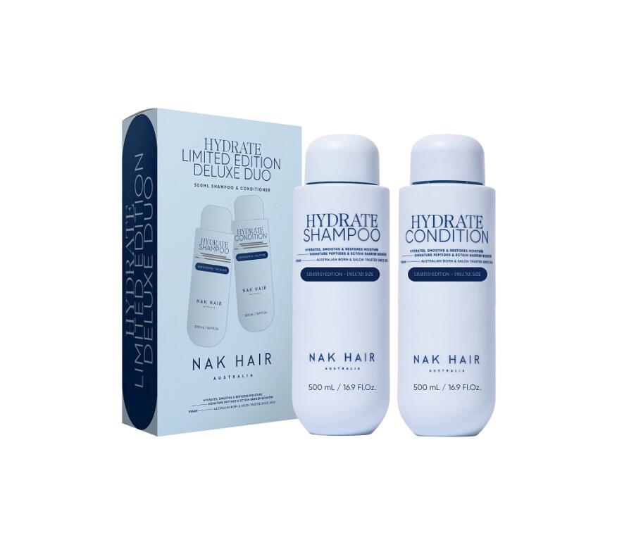 NAK Hydrate Shampoo & Conditioner [500ml Duo]