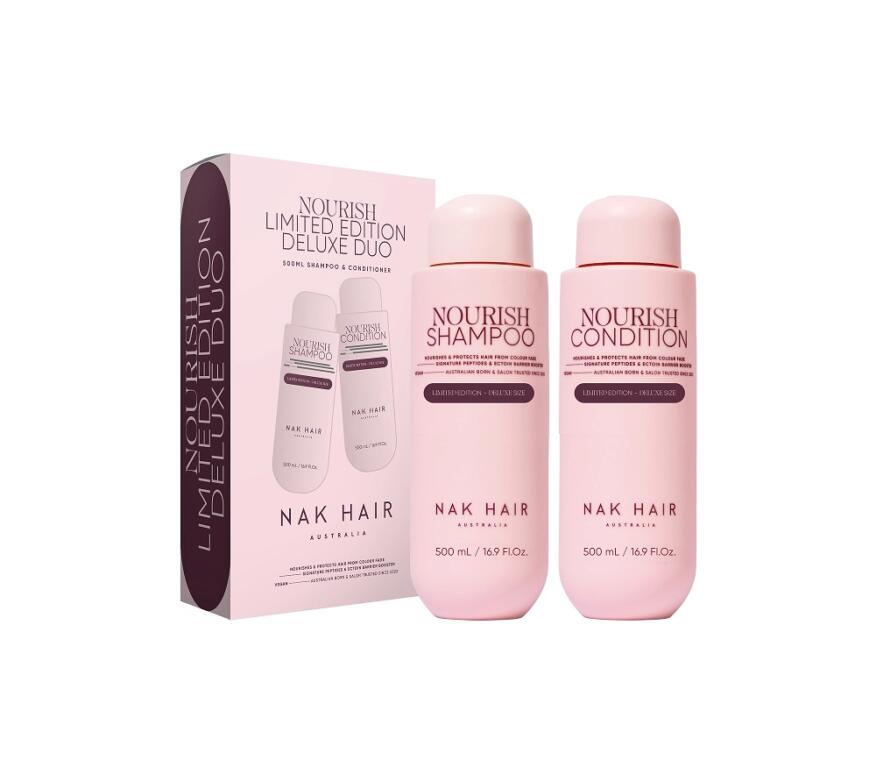 NAK Nourish Shampoo & Conditioner [500ml Duo]
