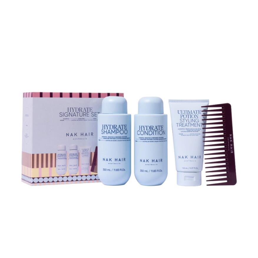 NAK Hydrate Shampoo, Conditioner ,Ultimate Xmas25 [Trio]