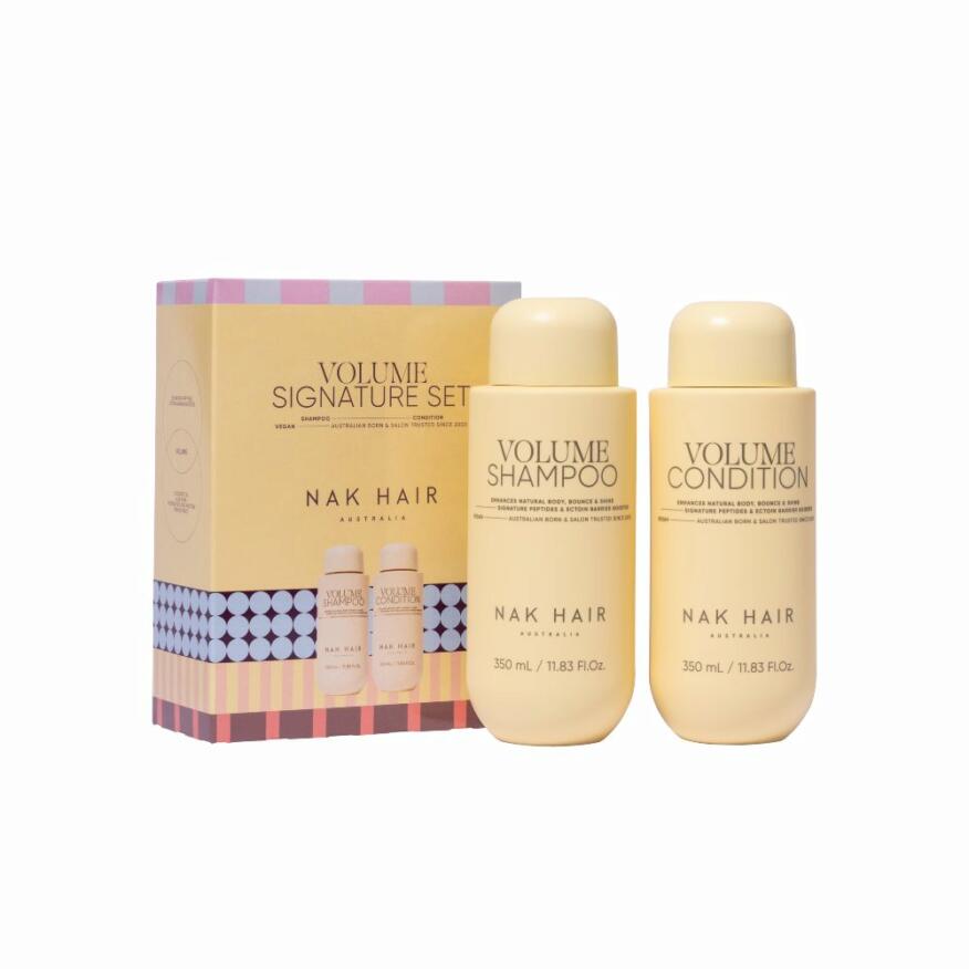 NAK Volume Shampoo & Conditioner Xmas25 [350ml Duo]