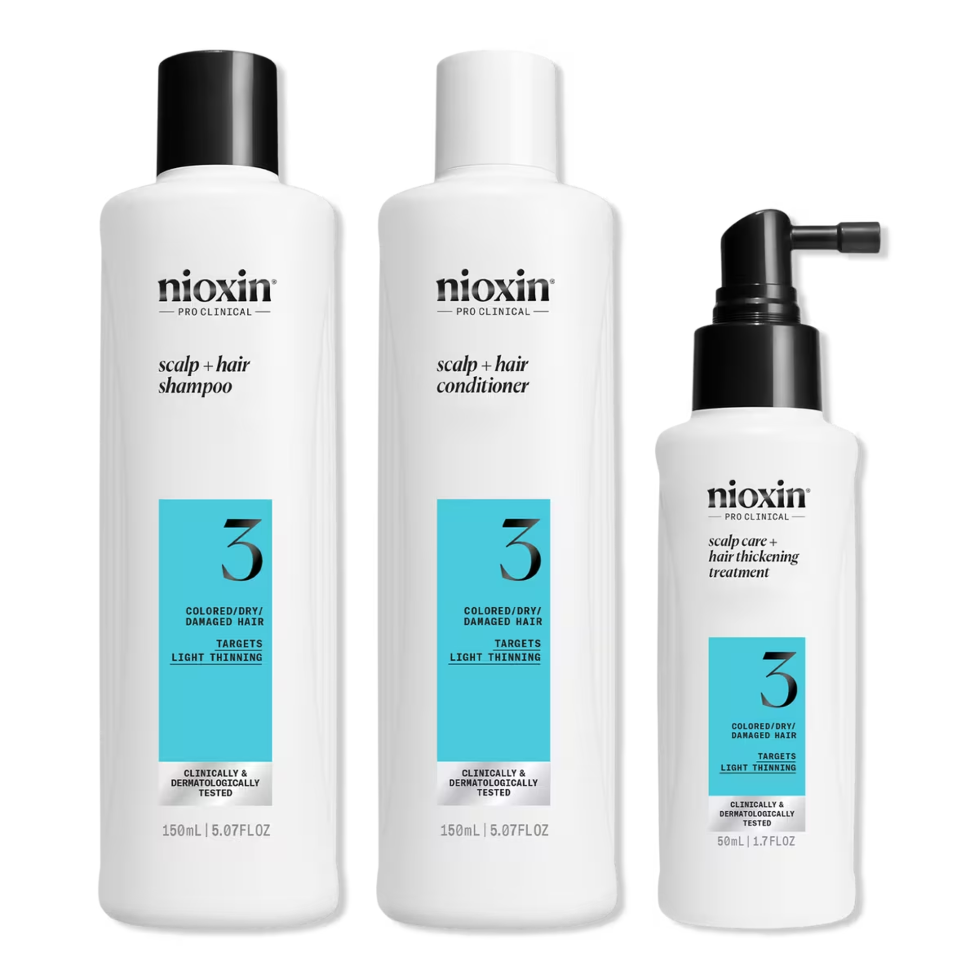 Nioxin System 3 for Coloured Hair and Light Thinning